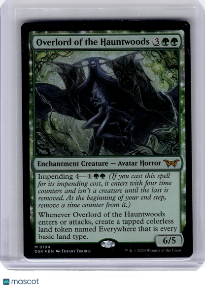 2024 MagicTCG—Overlord of the Hauntwoods #194 Duskmourn: House of Horror—M Foil