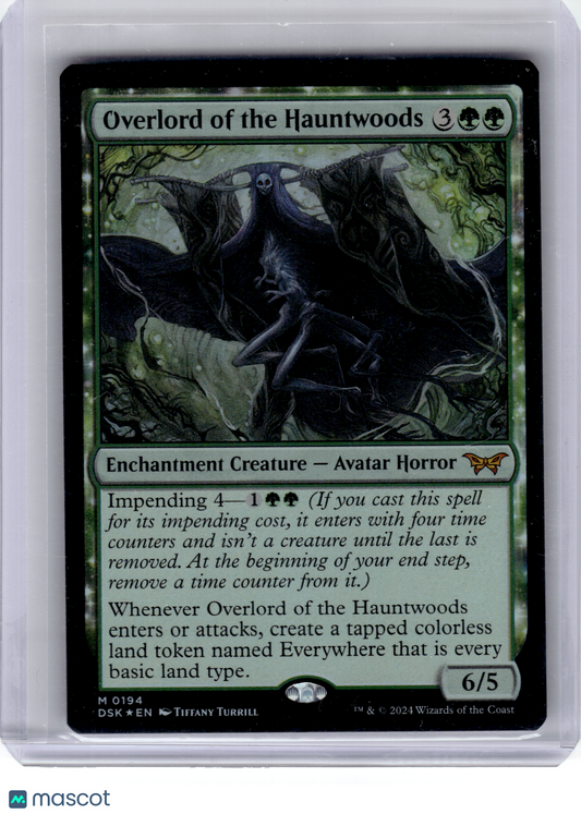 2024 MagicTCG—Overlord of the Hauntwoods #194 Duskmourn: House of Horror—M Foil