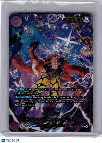 2026 One Piece—Eustass "Captain" Kid (SP) #EB04-039 The Azure Sea's Seven— Foil