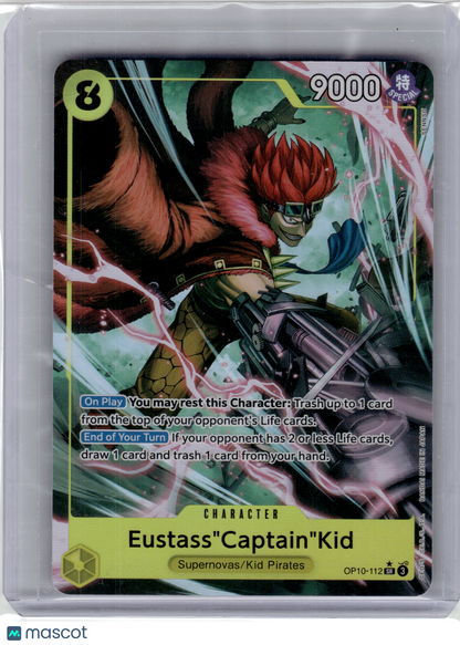 2025 One Piece—Eustass "Captain" Kid (Alt Art) #OP10-112 Royal Blood—SR Foil