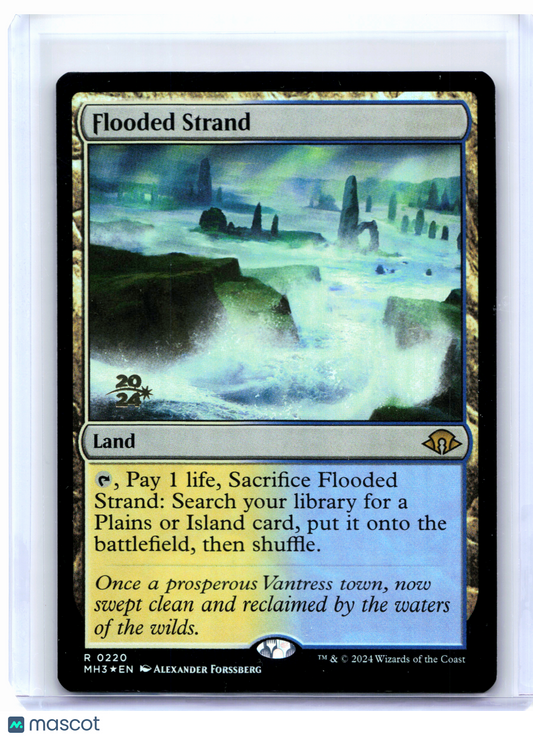 2024 Magic: The Gathering—Flooded Strand #0220 Prerelease Cards—Rare Foil