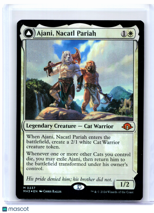 2024 Magic: TG—Ajani, Nacatl Pariah #0237 Modern Horizons 3—Mythic Foil