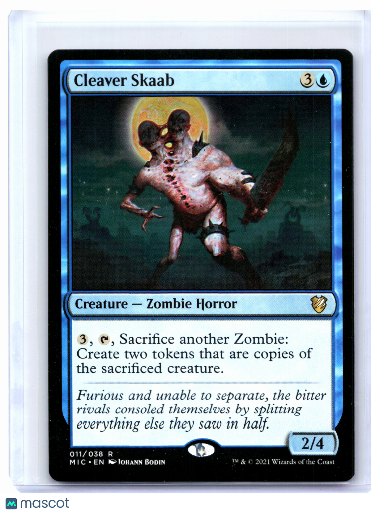2021 Magic: TG—Cleaver Skaab #11 Innistrad: Midnight Hunt Commander—Rare Nonfoil
