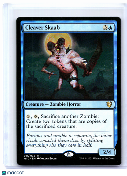 2021 Magic: TG—Cleaver Skaab #11 Innistrad: Midnight Hunt Commander—Rare Nonfoil
