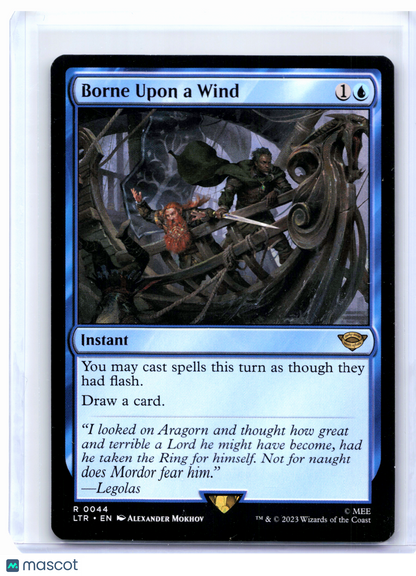 2023 Magic: The Gathering—Borne Upon a Wind #0044 LTR—Rare Nonfoil