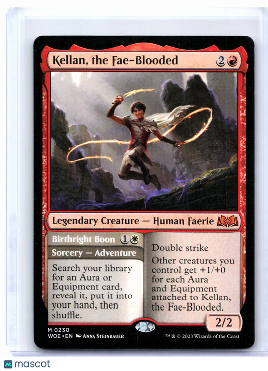 2023 Magic: TG—Kellan, the Fae-Blooded #0230 Wilds of Eldraine—Mythic Nonfoil