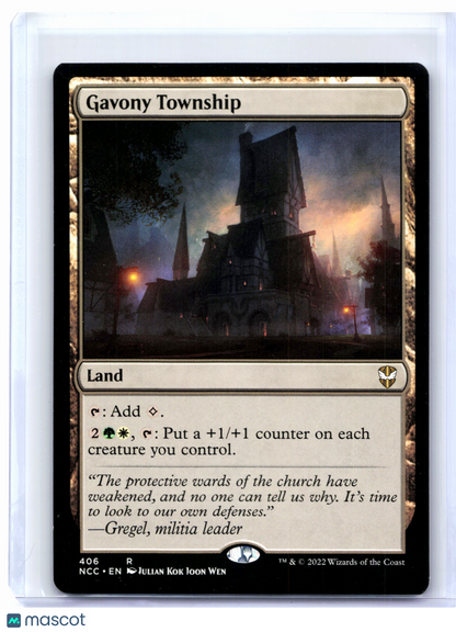 2022 Magic: The Gathering—Gavony Township #406 NCC—Rare Nonfoil