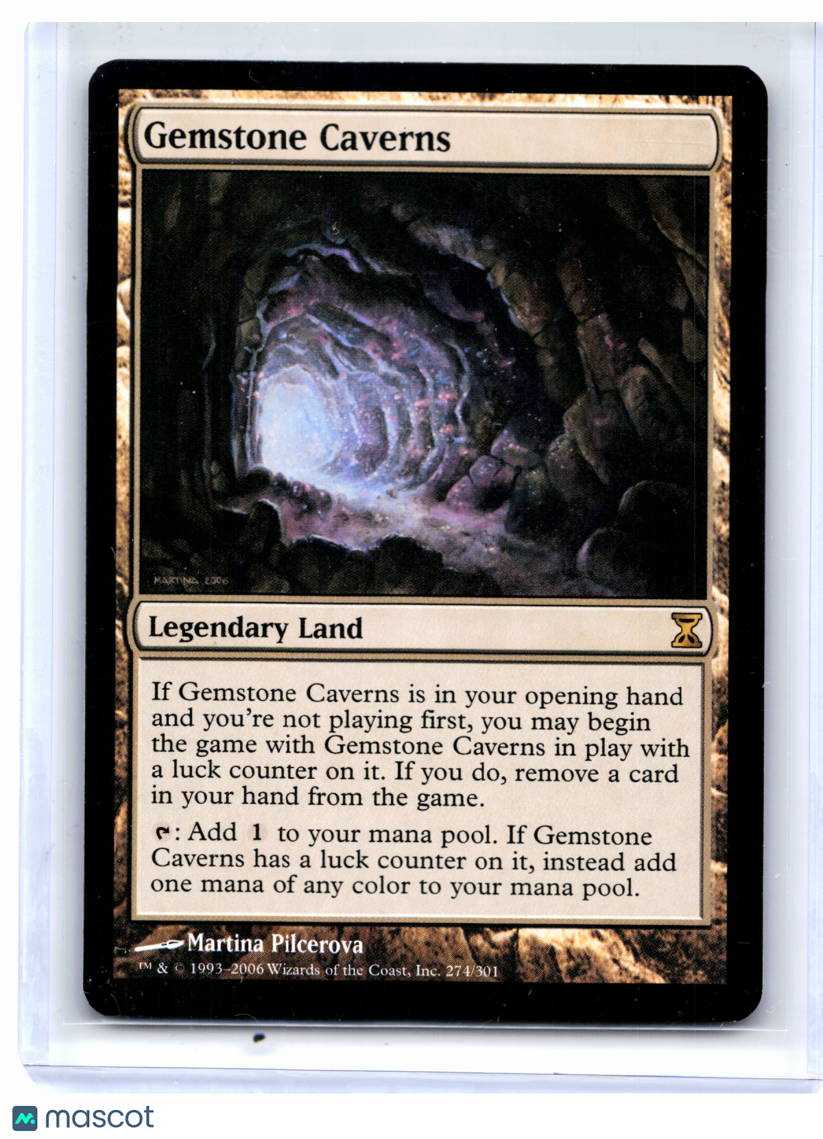 2006 Magic: The Gathering—Gemstone Caverns #274 Time Spiral—Rare Nonfoil [MP]
