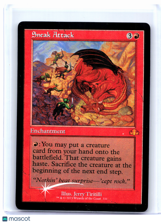 2023 Magic: TG—Sneak Attack (Retro Frame) #331 Dominaria Remastered—Foil [LP]