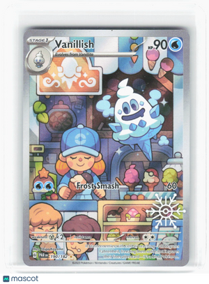 2023 Pokemon—Vanillish #190/182 Paradox Rift—Illustration Rare Foil
