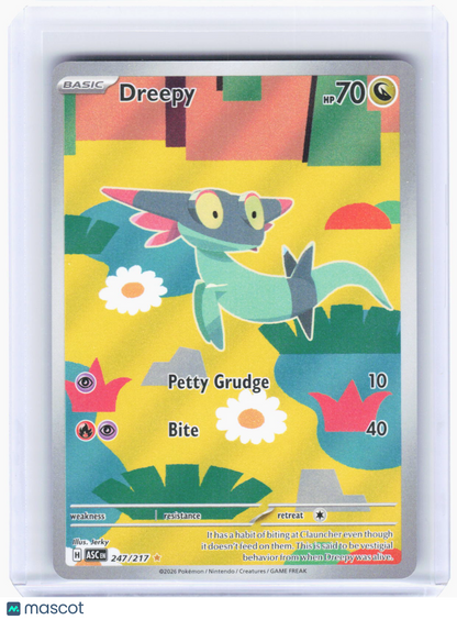 2026 Pokemon—Dreepy #247/217 Ascended Heroes—Illustration Rare Foil