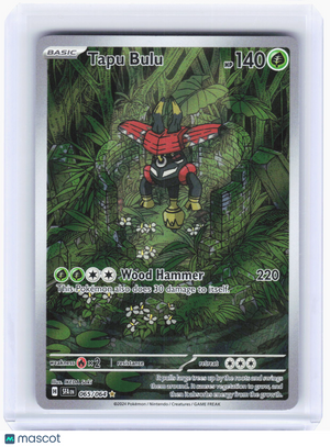 2024 Pokemon—Tapu Bulu #65/64 Shrouded Fable—Illustration Rare Foil