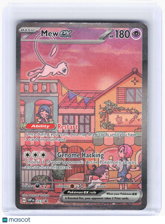 2023 Pokemon—Mew ex #SVP EN 053 Scarlet & Violet Promo Cards—BSP Foil (DMG)