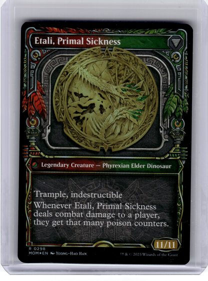 2023 MTG—Etali, Primal Conqueror #298 MOM—R Foil [LP] (Double-Sided) (Showcase)