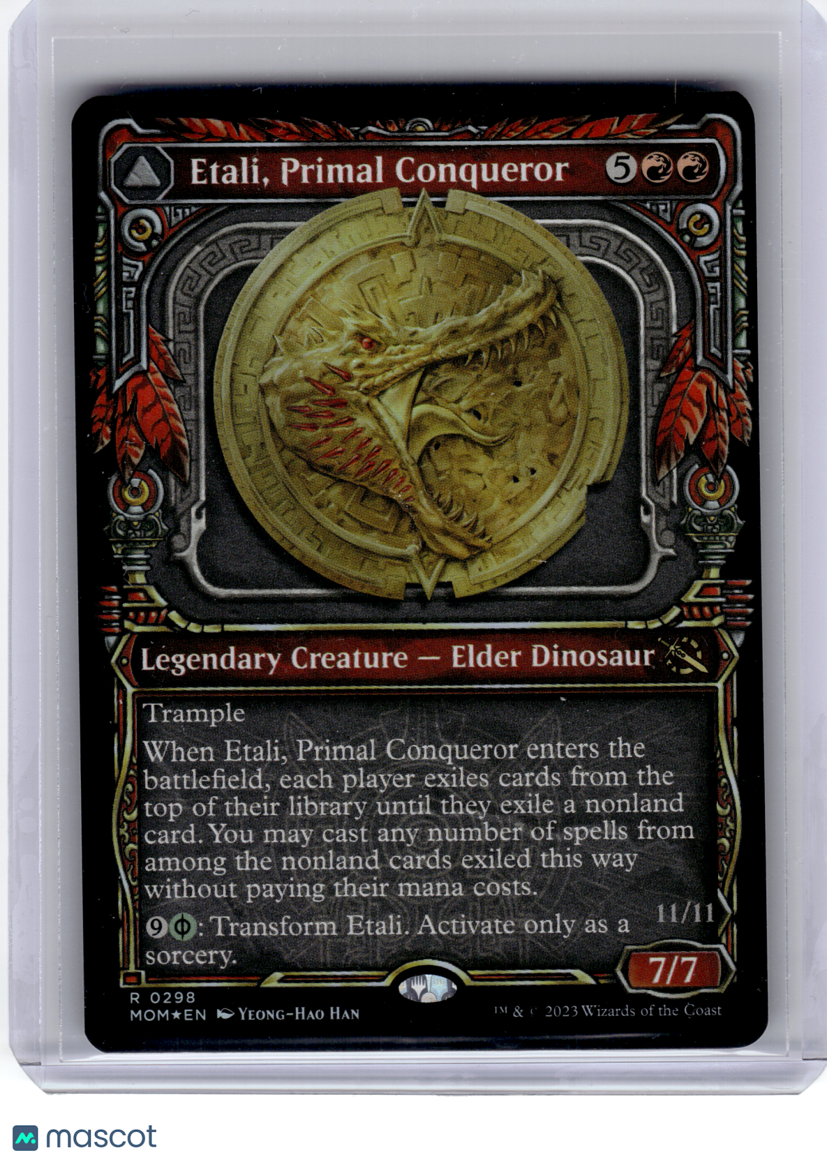 2023 MTG—Etali, Primal Conqueror #298 MOM—R Foil [LP] (Double-Sided) (Showcase)