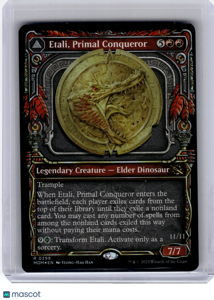 2023 MTG—Etali, Primal Conqueror #298 MOM—R Foil [LP] (Double-Sided) (Showcase)