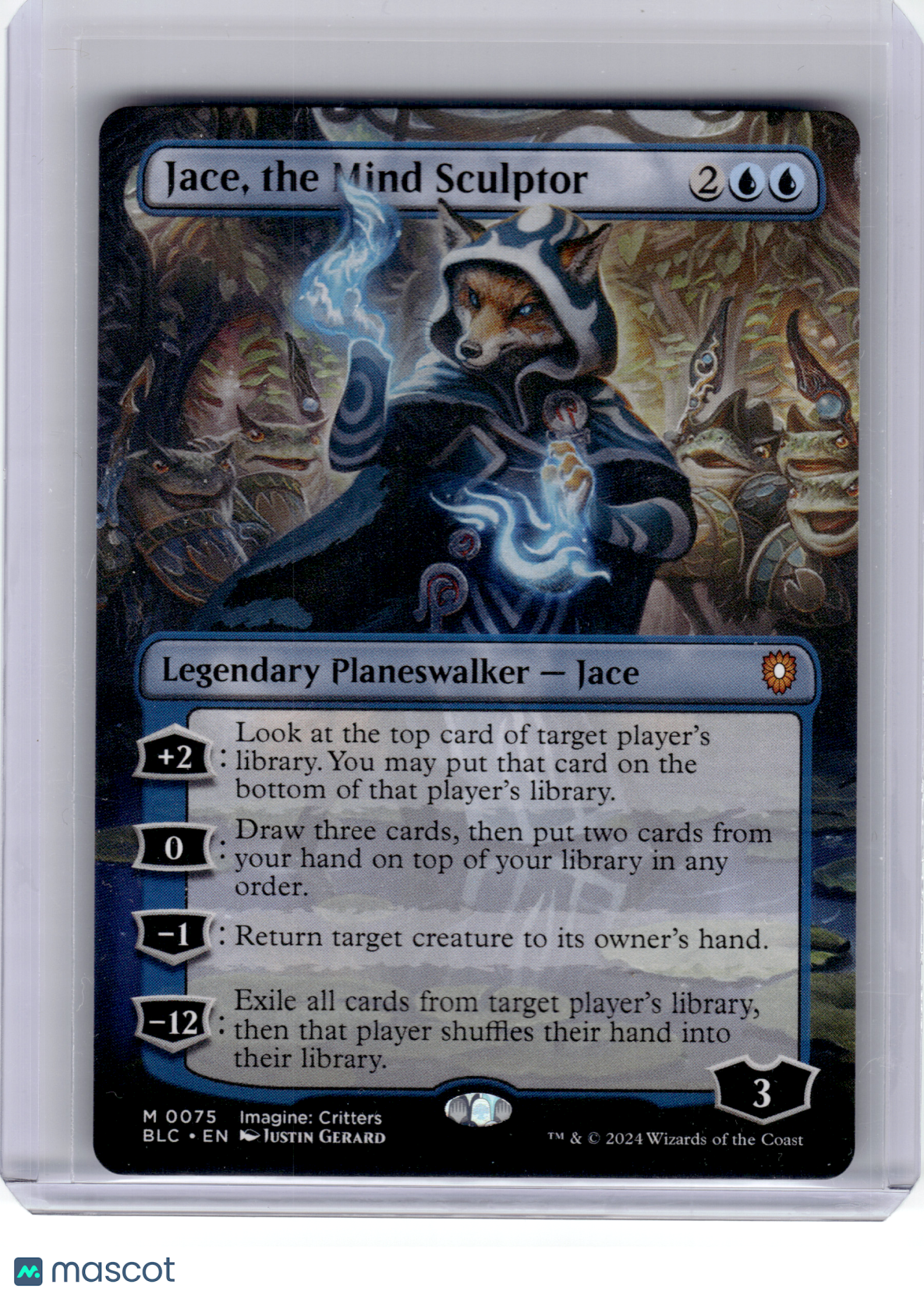 2024 MTG—Jace, the Mind Sculptor #75 Commander: Bloomburrow—Mythic (Borderless)