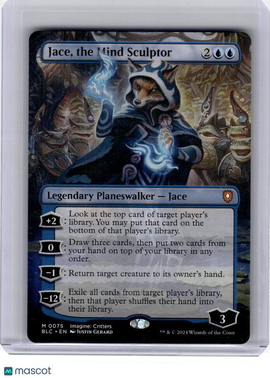 2024 MTG—Jace, the Mind Sculptor #75 Commander: Bloomburrow—Mythic (Borderless)