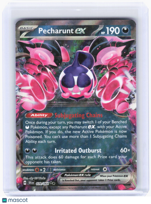 2024 Pokemon—Pecharunt ex #39/64 Shrouded Fable—Double Rare Foil