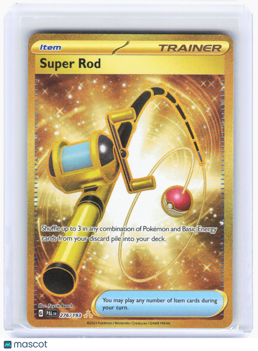 2023 Pokemon—Super Rod #276/193 Paldea Evolved—Hyper Rare Gold