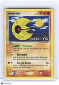 2005 Pokemon—Lunatone #36/107 Deoxys—Uncommon Reverse Holo (Lightly Played)