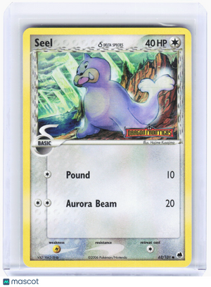 2006 Pokemon—Seel (Delta Species) #62/101 Dragon Frontiers—Common RH (LP)