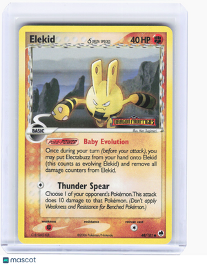 2006 Pokemon—Elekid (Delta Species) #48/101 Dragon Frontiers—Common RH (LP)
