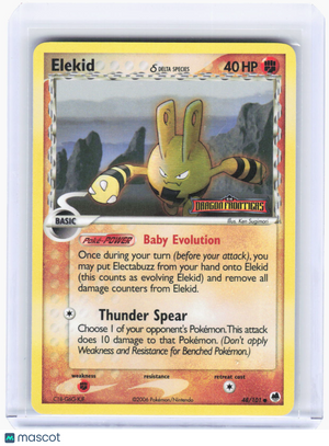 2006 Pokemon—Elekid (Delta Species) #48/101 Dragon Frontiers—Common RH (LP)
