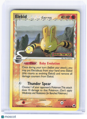 2006 Pokemon—Elekid #48/101 Dragon Frontiers—Common RH (LP)