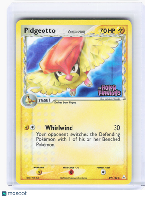 2006 Pokemon—Pidgeotto (Delta Species) #49/110 Holon Phantoms—Uncommon RH (LP)