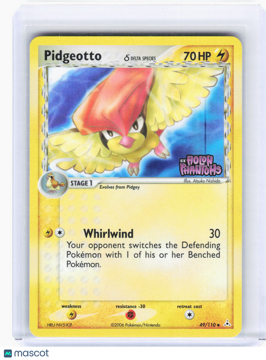 2006 Pokemon—Pidgeotto (Delta Species) #49/110 Holon Phantoms—Uncommon RH (LP)