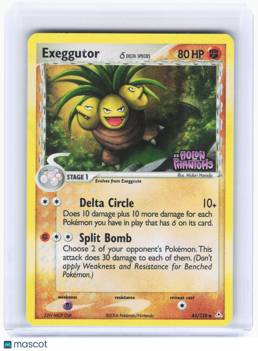 2006 Pokemon—Exeggutor (Delta Species) #41/110 Holon Phantoms—Uncommon RH (LP)