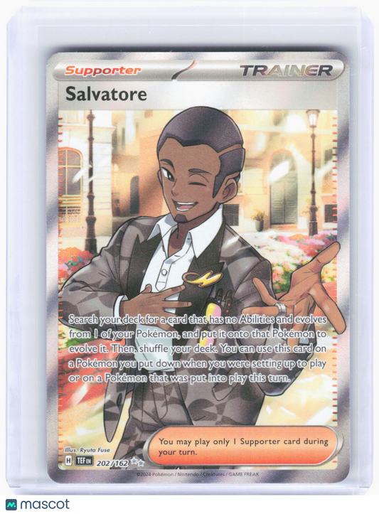 2024 Pokemon—Salvatore #202/162 Temporal Forces—Ultra Rare Foil