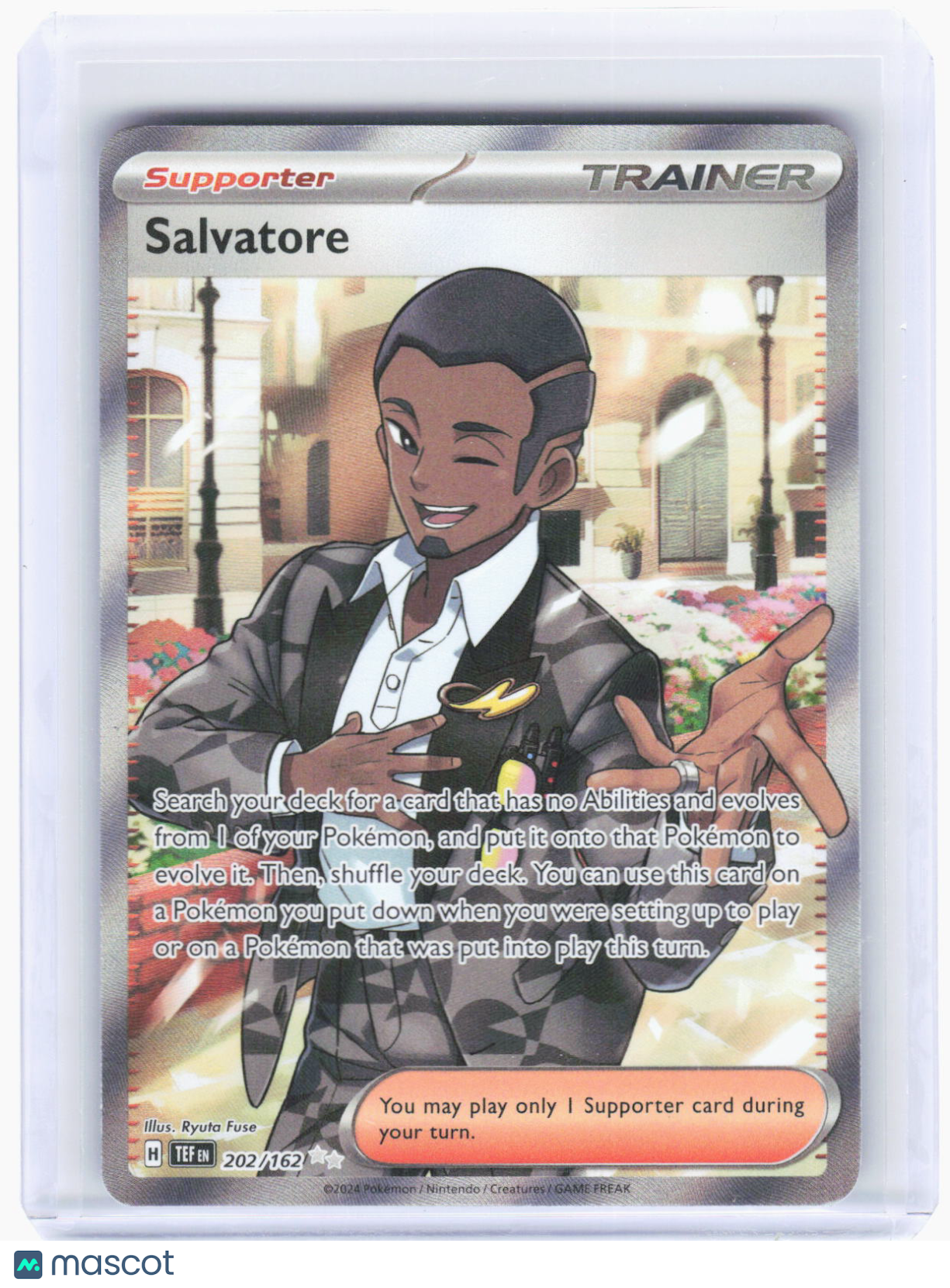 2024 Pokemon—Salvatore #202/162 Temporal Forces—Ultra Rare Foil