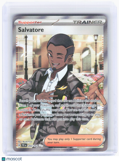 2024 Pokemon—Salvatore #202/162 Temporal Forces—Ultra Rare Foil