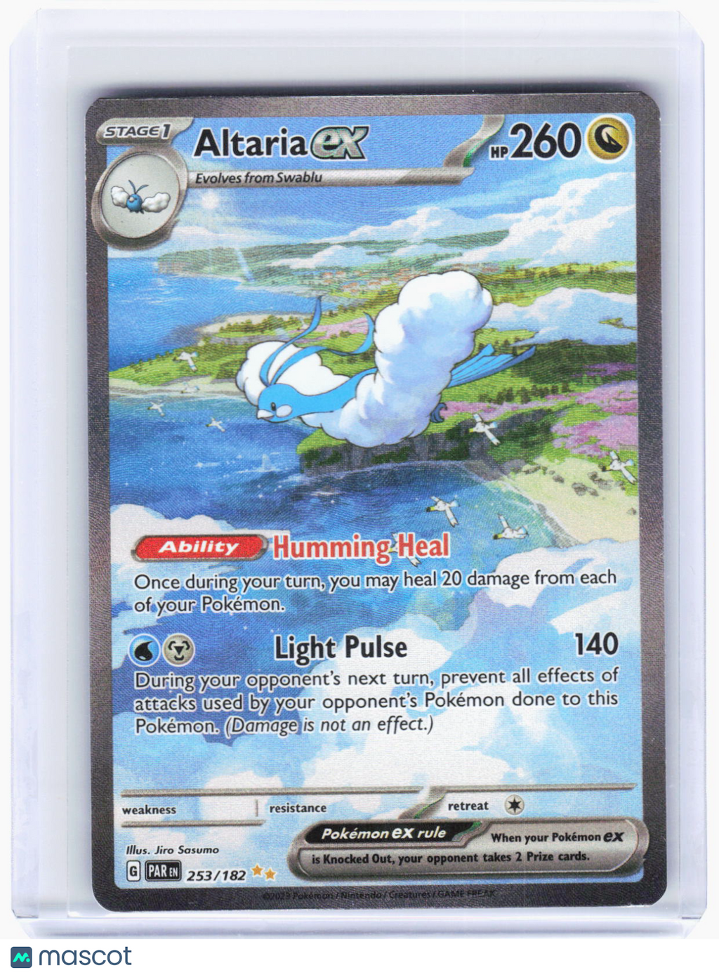 2023 Pokemon—Altaria ex #253/182 Paradox Rift—Special Illustration Rare Holo