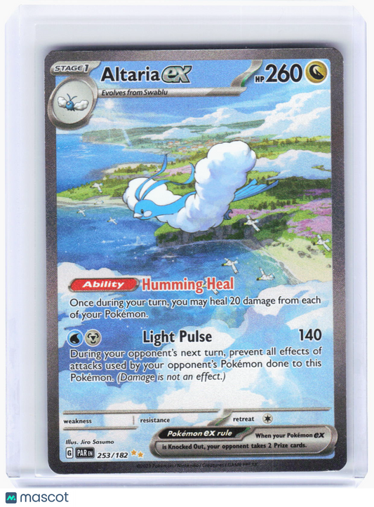 2023 Pokemon—Altaria ex #253/182 Paradox Rift—Special Illustration Rare Holo