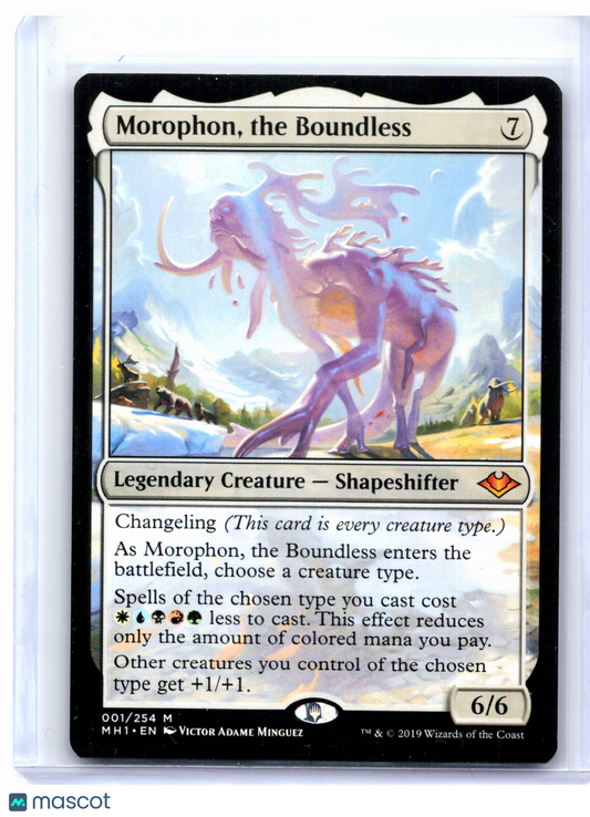 2019 Magic: TG—Morophon, the Boundless #001 Modern Horizons—Mythic Nonfoil