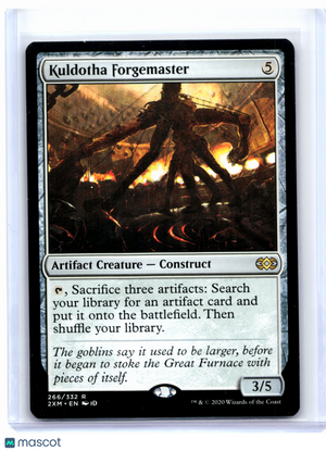 2020 Magic: The Gathering—Kuldotha Forgemaster #266 Double Masters—Rare Nonfoil