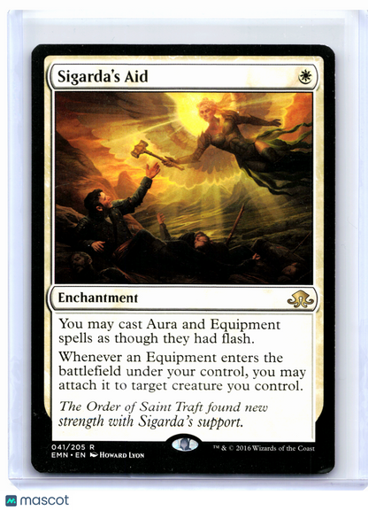 2016 Magic: The Gathering—Sigarda's Aid #041 Eldritch Moon—Rare Nonfoil