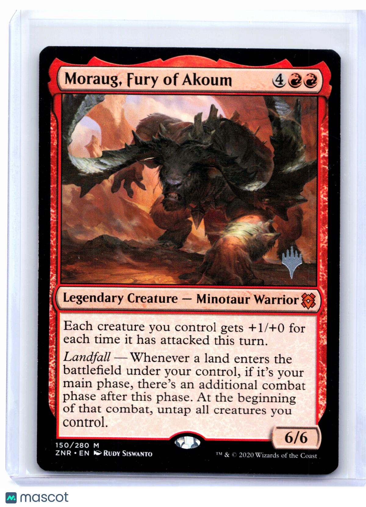 2020 Magic: TG—Moraug, Fury of Akoum #150 Promo Pack: Zendikar Rising—Nonfoil