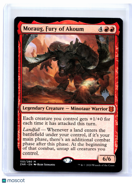 2020 Magic: TG—Moraug, Fury of Akoum #150 Promo Pack: Zendikar Rising—Nonfoil