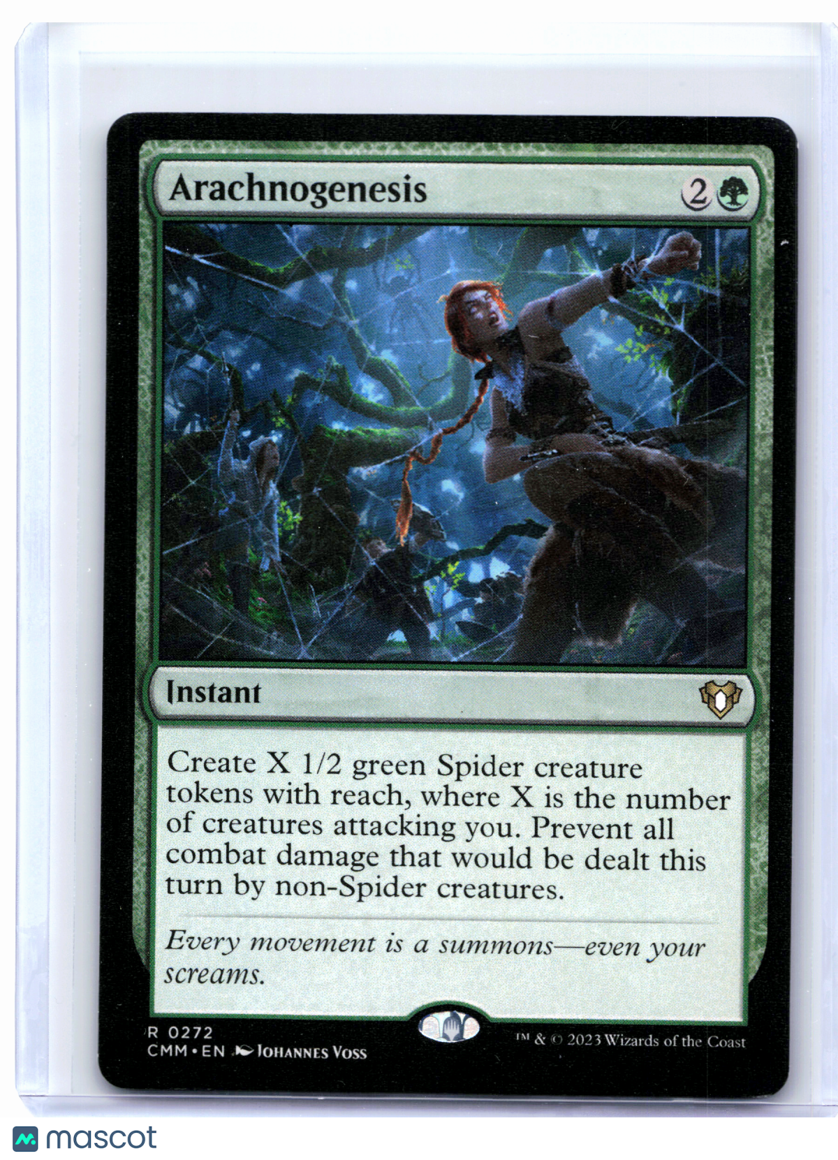 2023 Magic: The Gathering—Arachnogenesis #0272 Commander Masters—Rare Nonfoil