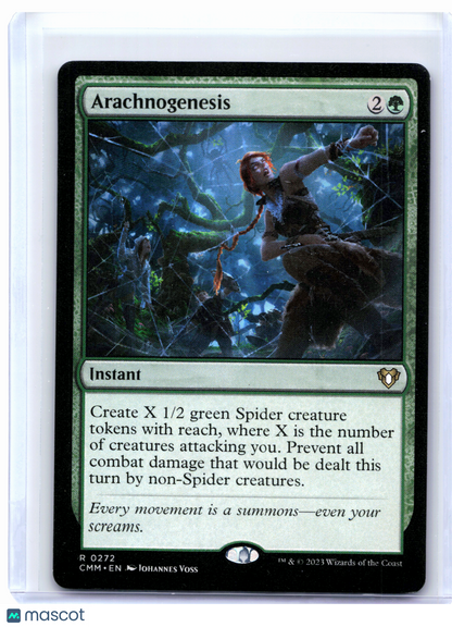 2023 Magic: The Gathering—Arachnogenesis #0272 Commander Masters—Rare Nonfoil