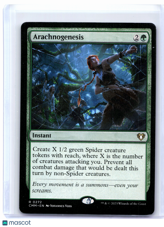 2023 Magic: The Gathering—Arachnogenesis #0272 Commander Masters—Rare Nonfoil
