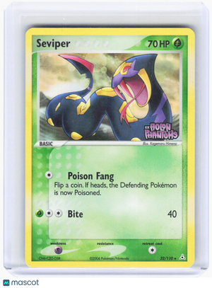 2006 Pokemon—Seviper #32/110 Holon Phantoms—Rare Reverse Holo (Lightly Played)