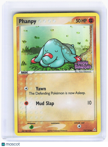 2006 Pokemon—Phanpy #75/110 Holon Phantoms—Common Reverse Holo (Lightly Played)