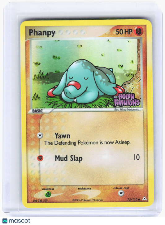 2006 Pokemon—Phanpy #75/110 Holon Phantoms—Common Reverse Holo (Lightly Played)
