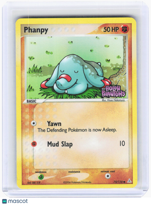 2008 Pokemon—Phanpy #75/110 Holon Phantoms—Common Reverse Holo (Lightly Played)