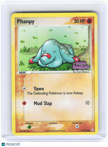 2008 Pokemon—Phanpy #75/110 Holon Phantoms—Common Reverse Holo (Lightly Played)